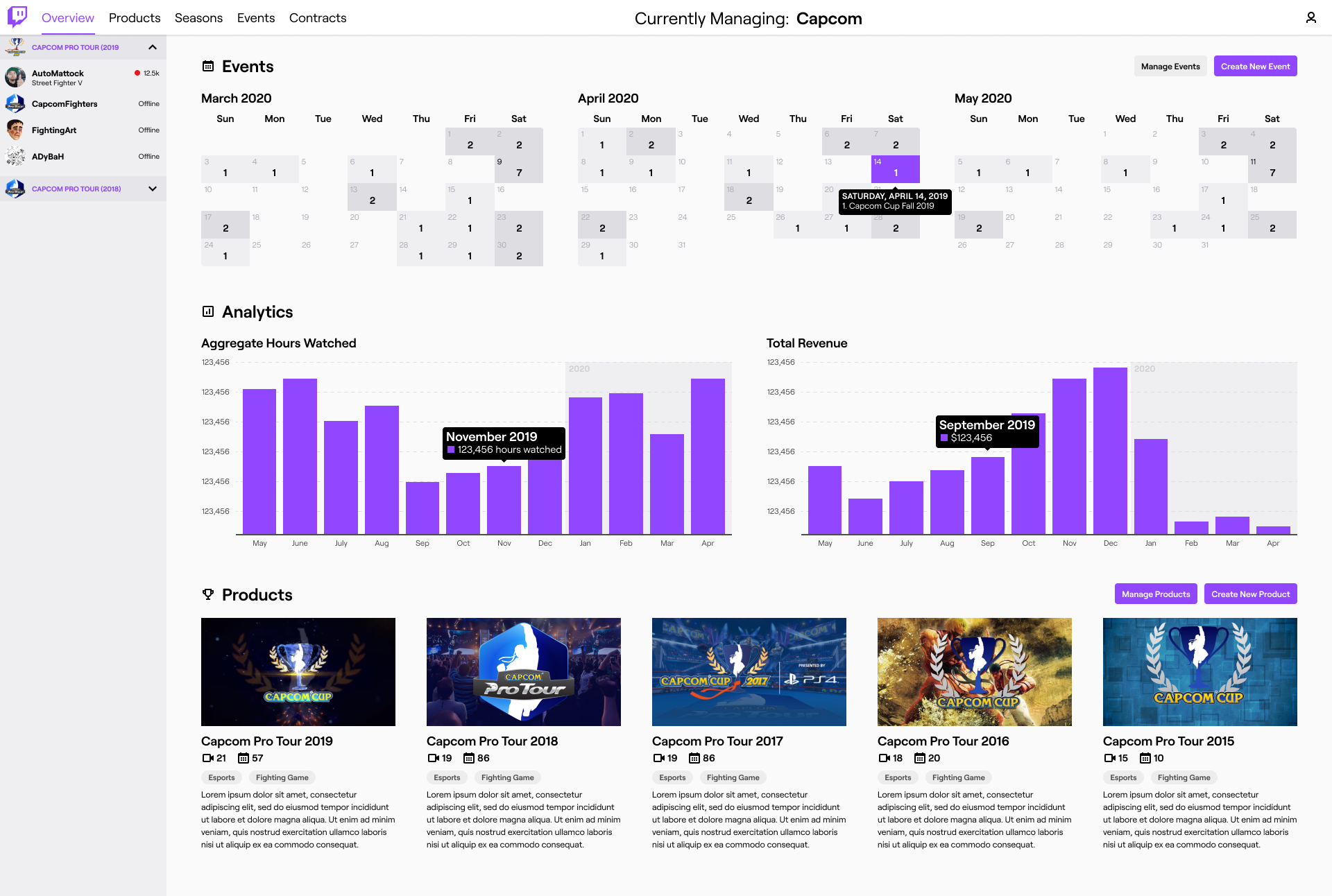 VOD Tool Creator Dashboard